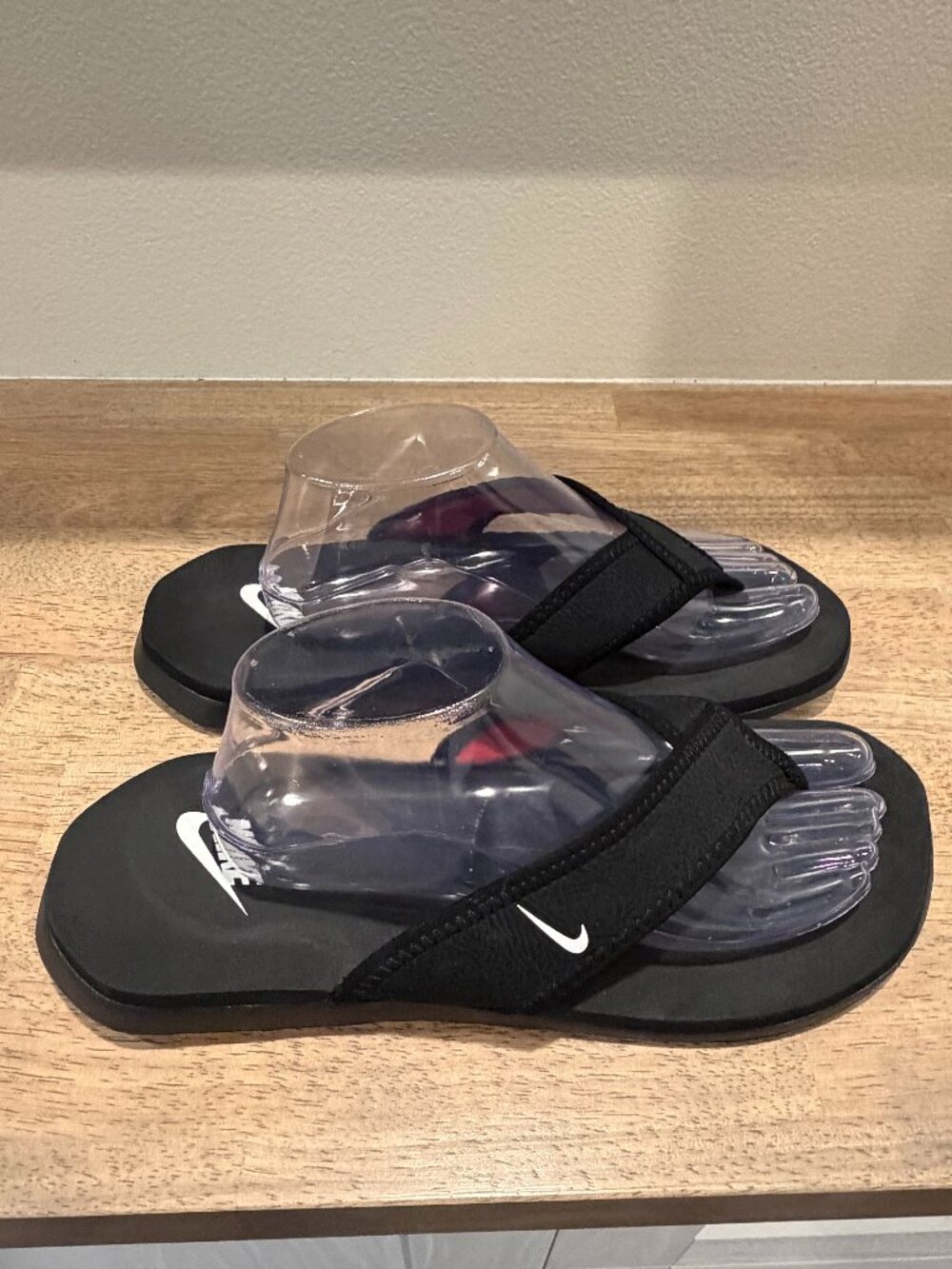 Nike Men’s Black Thong Sandals Flip Flops Size 10 - Picture 3 of 8
